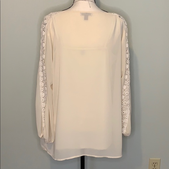 Roz & Ali Boho 2-pc Blouse. 1X - Picture 3 of 9